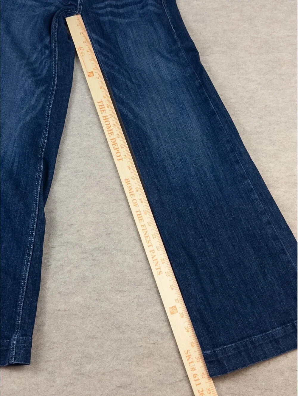 Ariat Denim Trouser Jeans Size 25R Wide Leg Blue